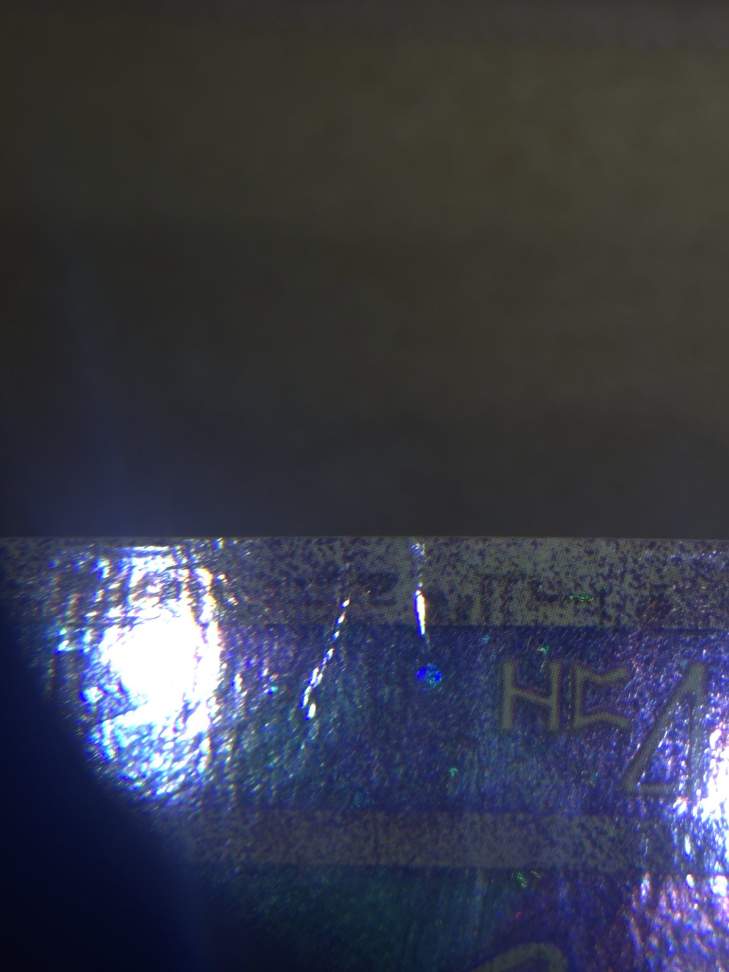 Front · Crease before