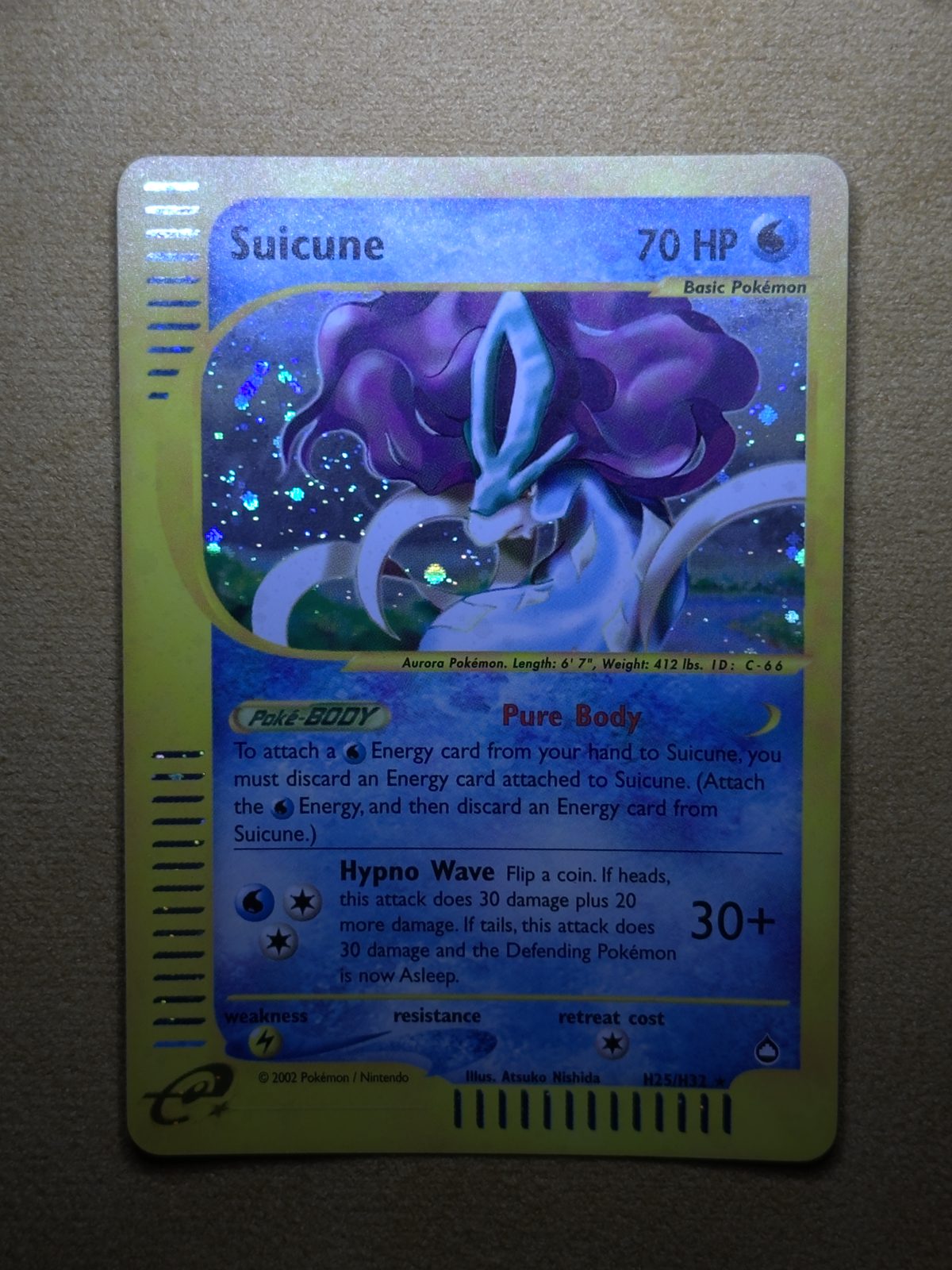After Suicune EX front full card