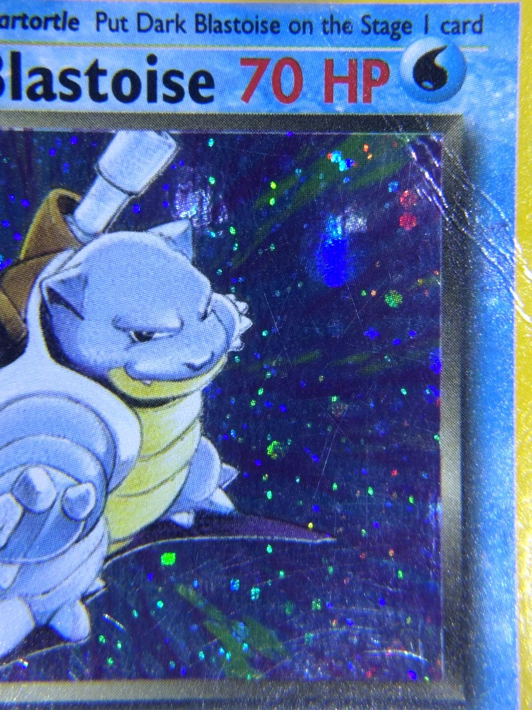 Same card after scratch and dent by Pokejem